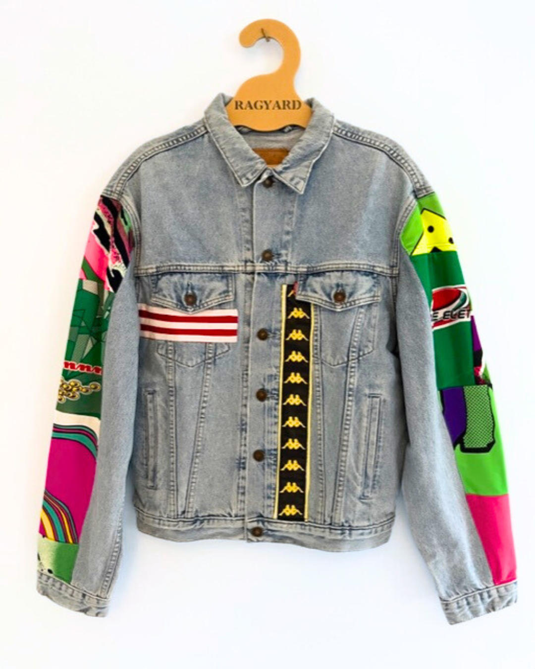 Levi's rainbow denim clearance jacket