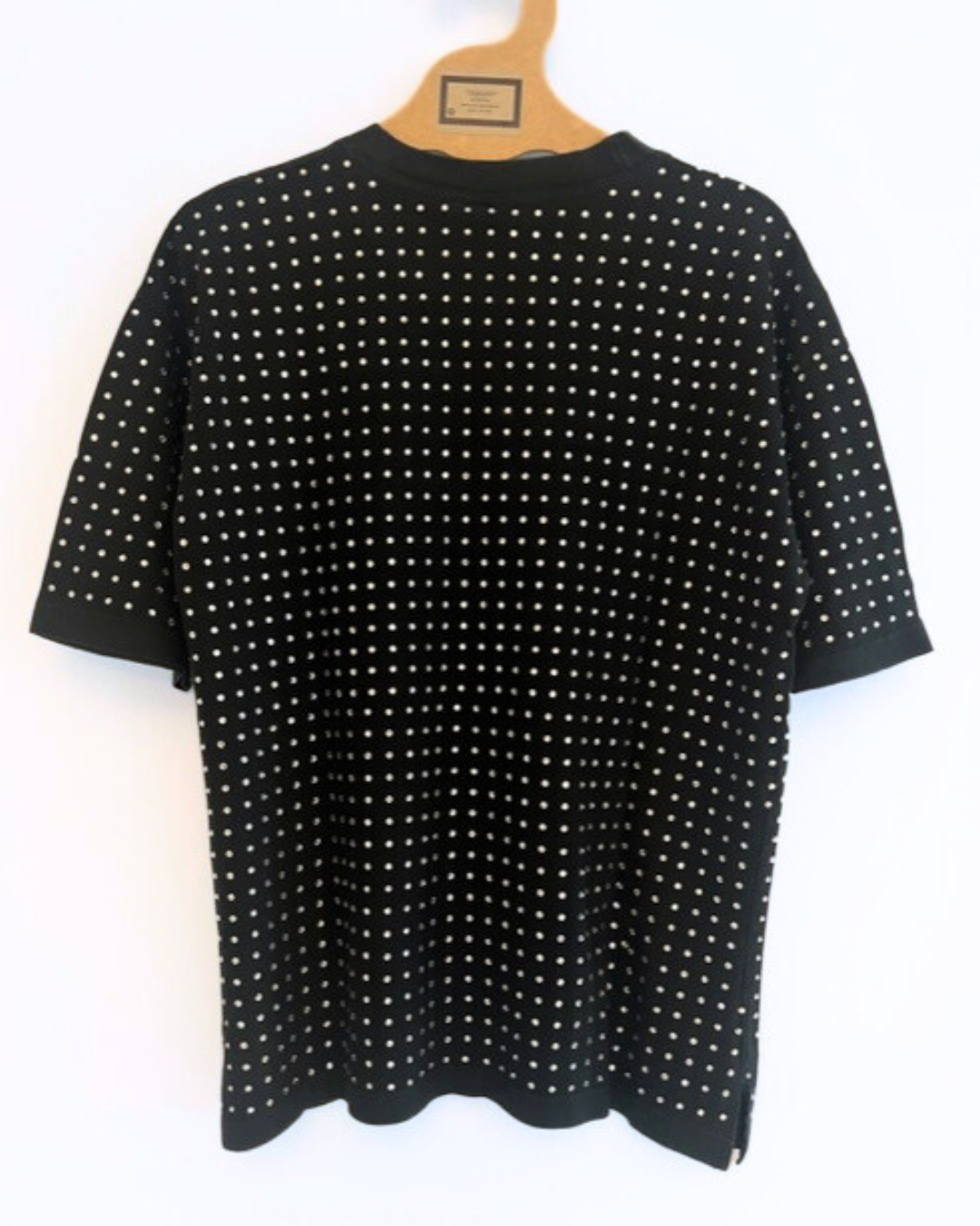 Vintage Black NIKE T-shirt with all over diamante studs