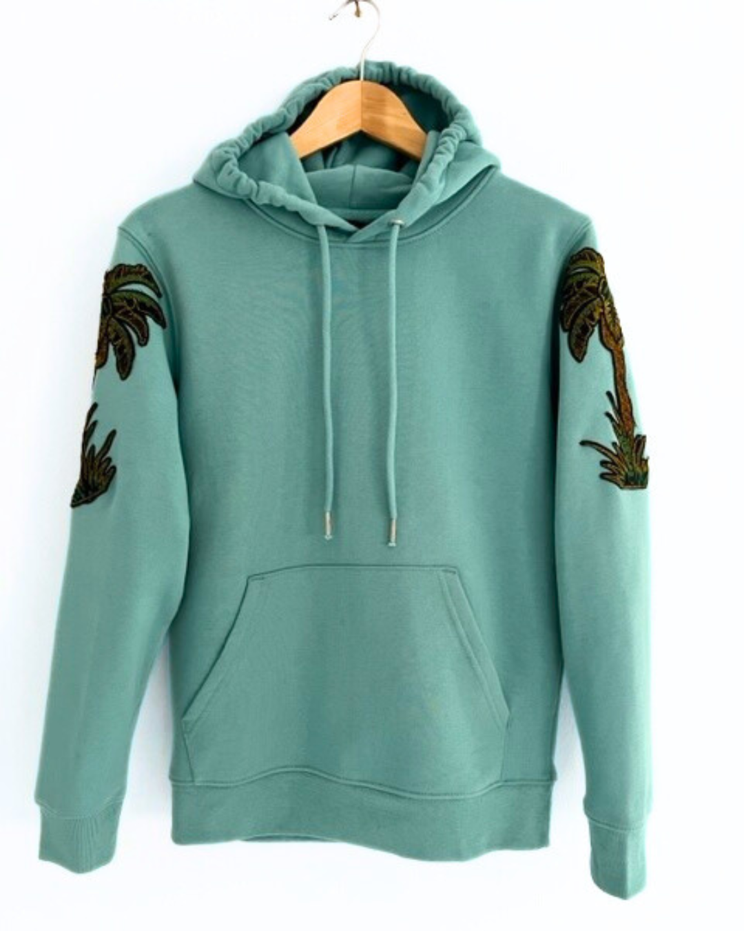 Palm Tree Hoodie Teal