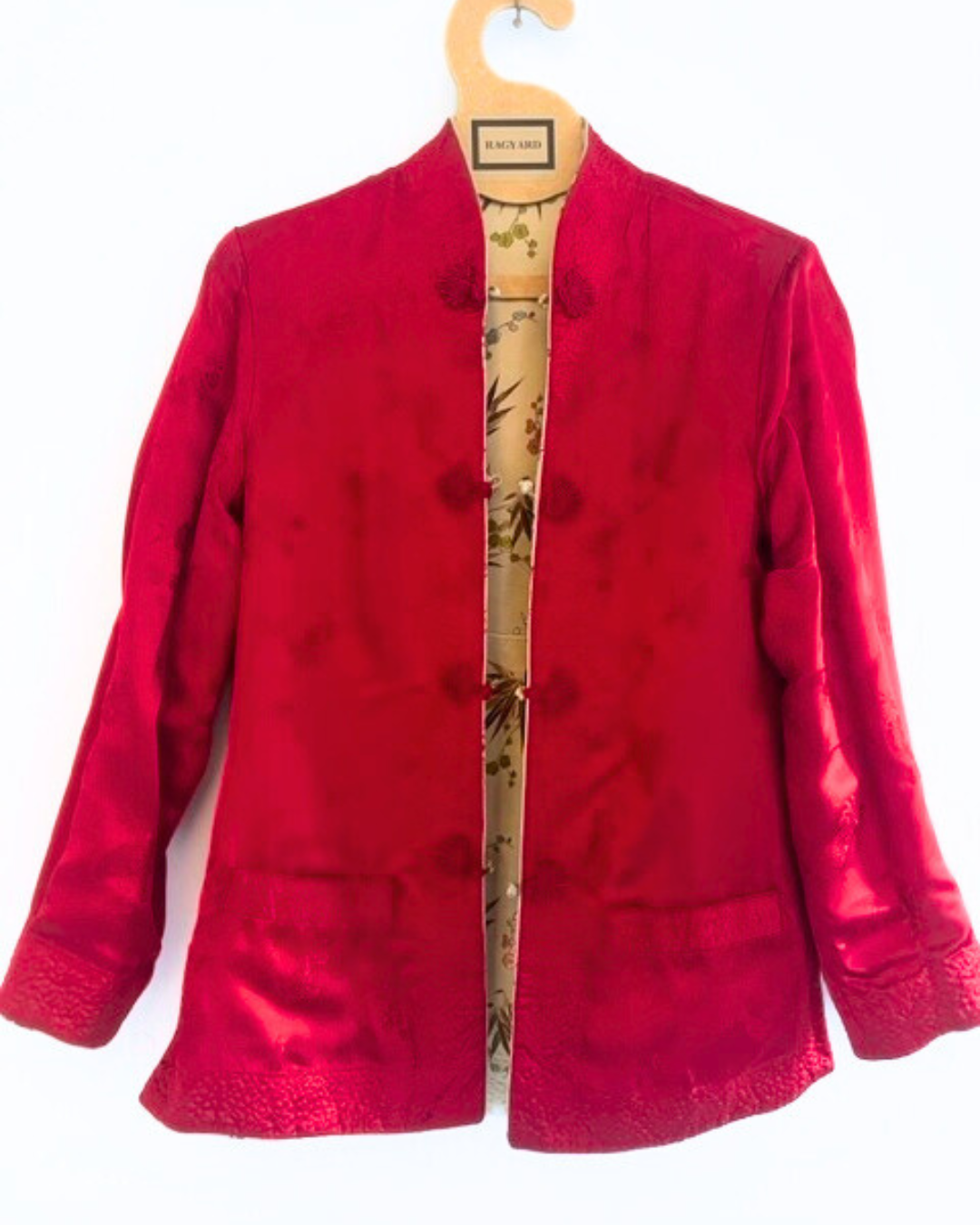 GENUINE Vintage Chinese reversible brocade Jacket - XS/SMALL