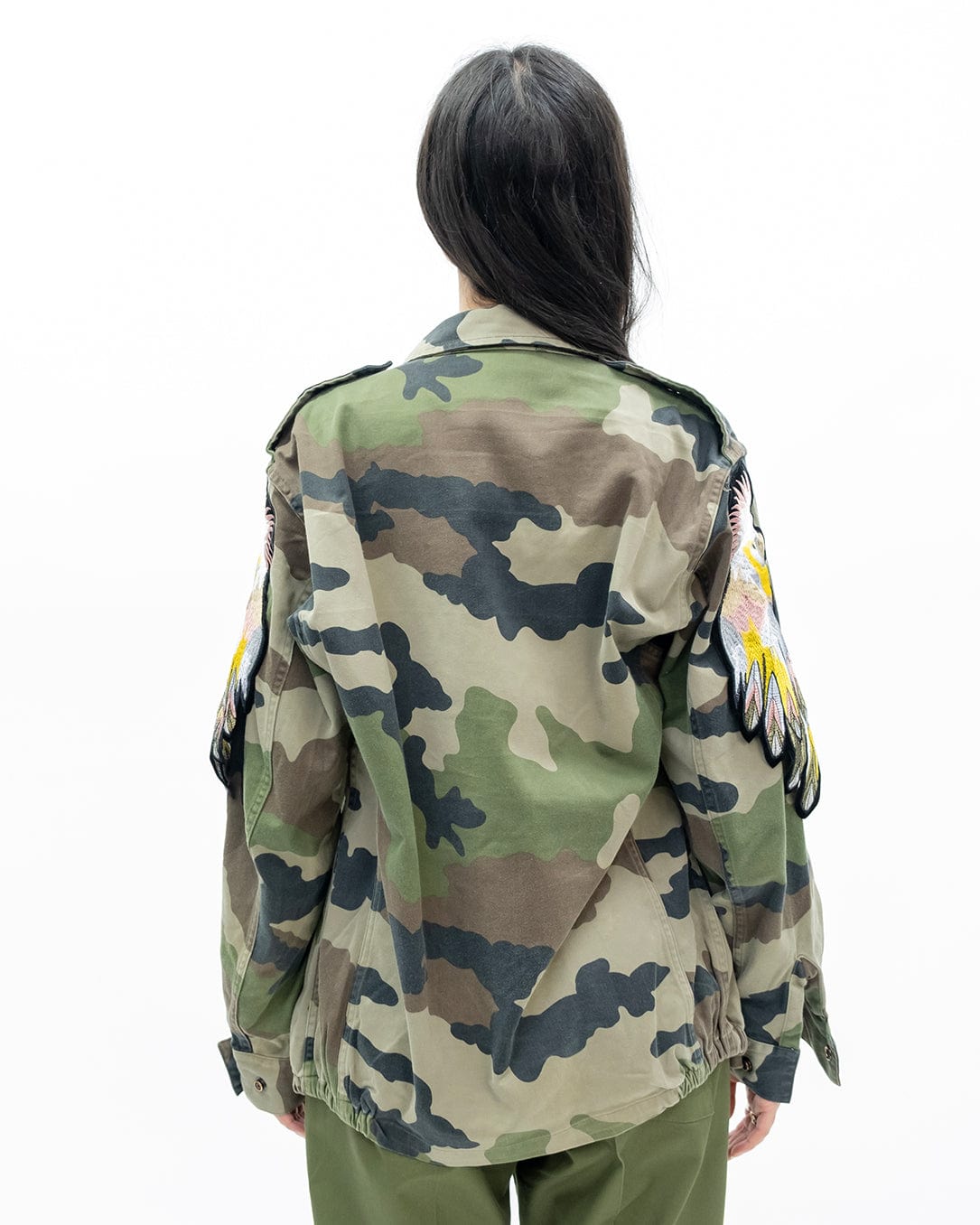 Evergreen - Camo Parrot Patch F2 Jacket