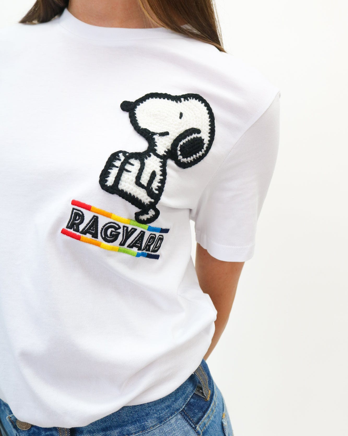 Ragyard X Peanuts Crochet Snoopy T-Shirt