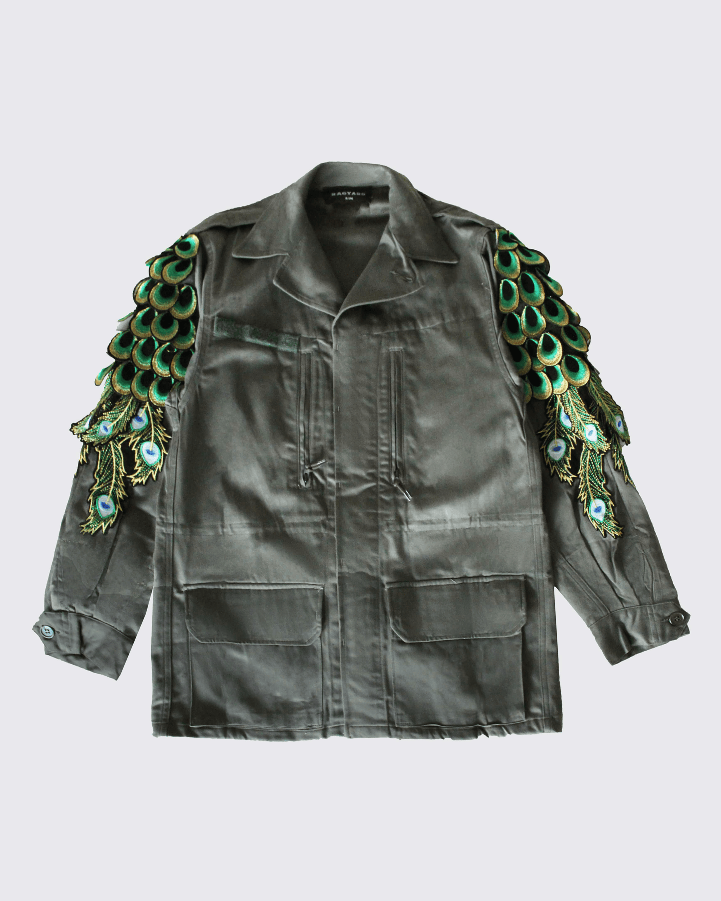 Evergreen - Khaki Peacock Patch  F2 Jacket