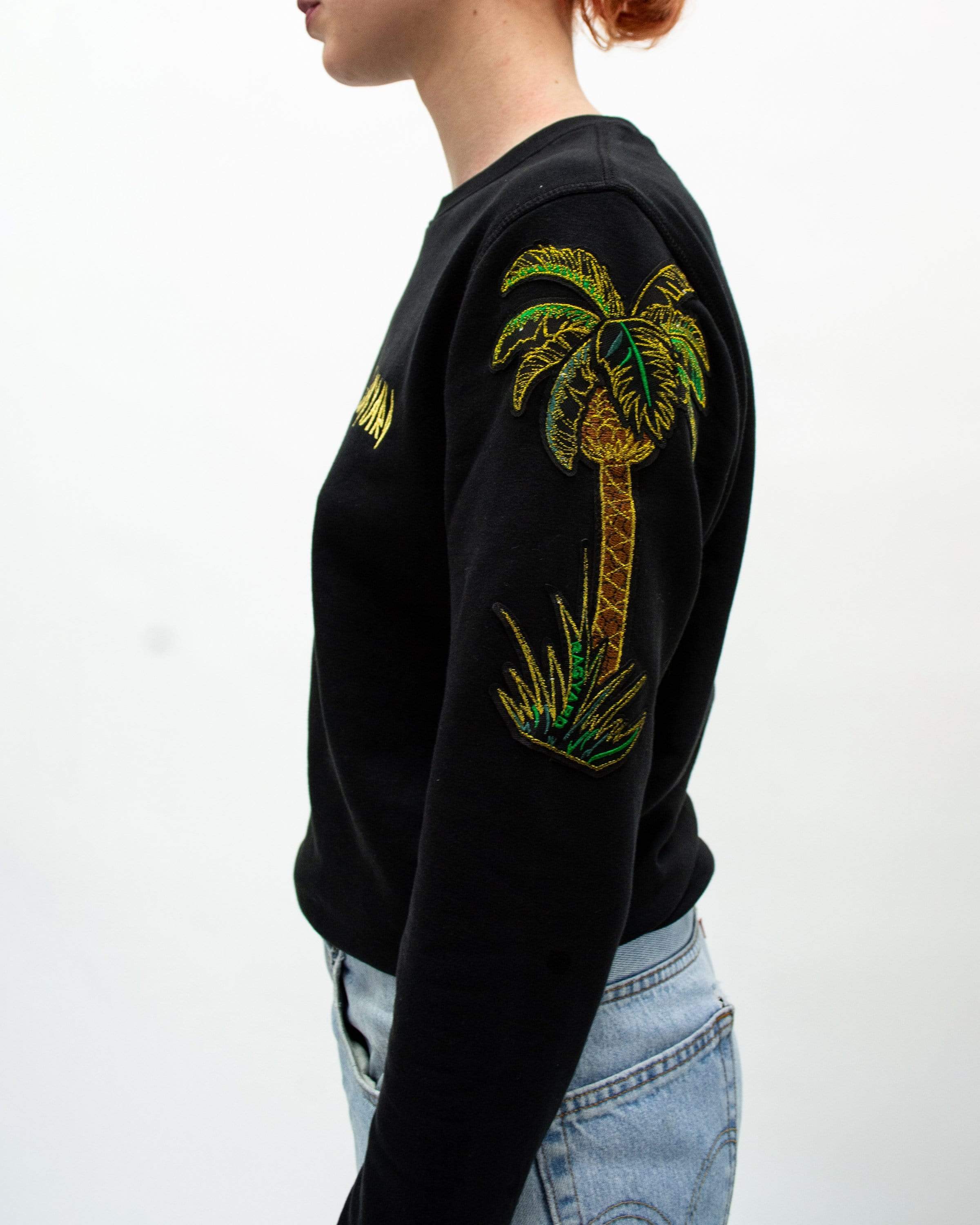 Palm Tree Sweatshirt Black