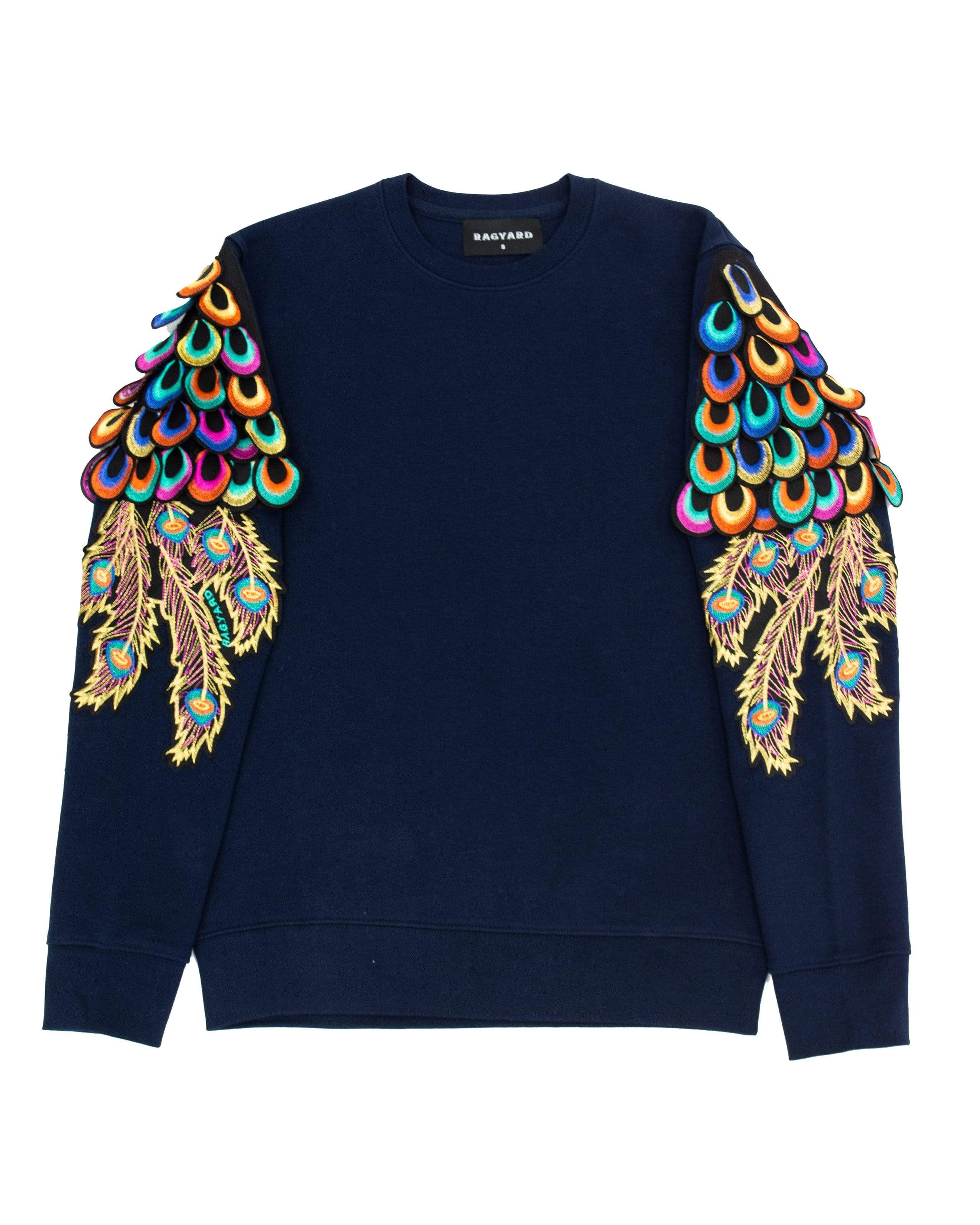 Psychedelic Embroidered Sweatshirt