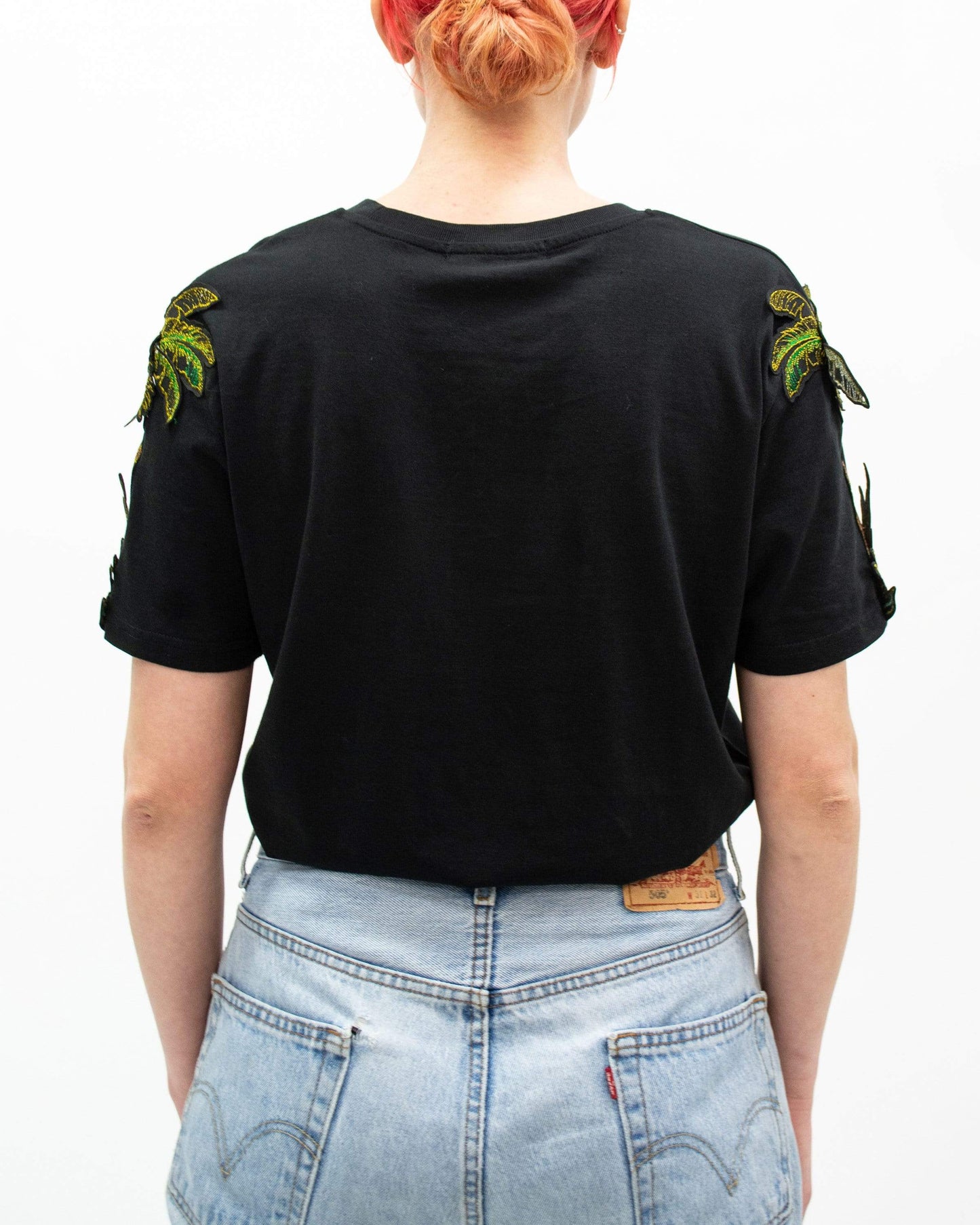 Palm Tree T-shirt Black